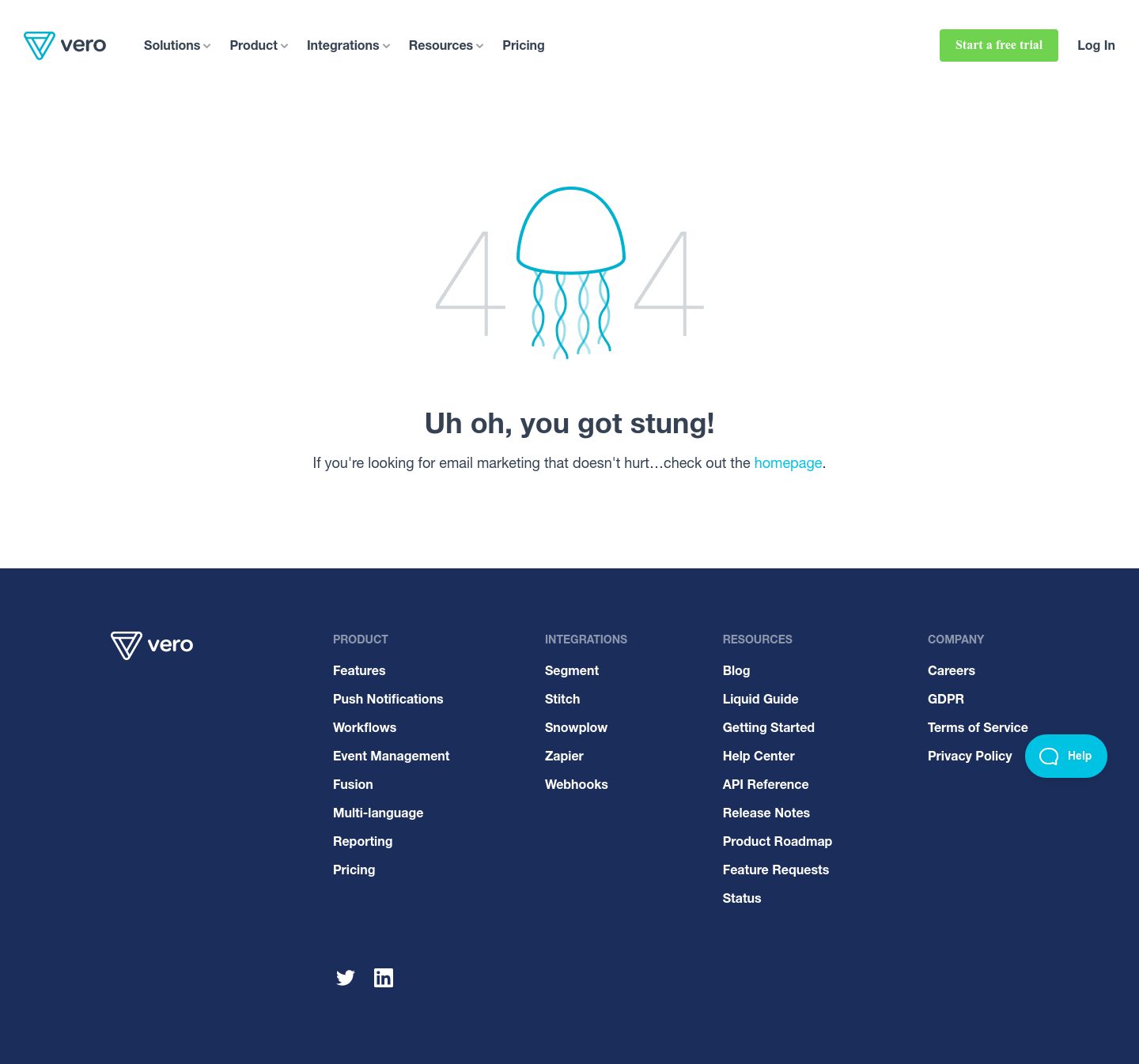 Getvero Notfound screenshot