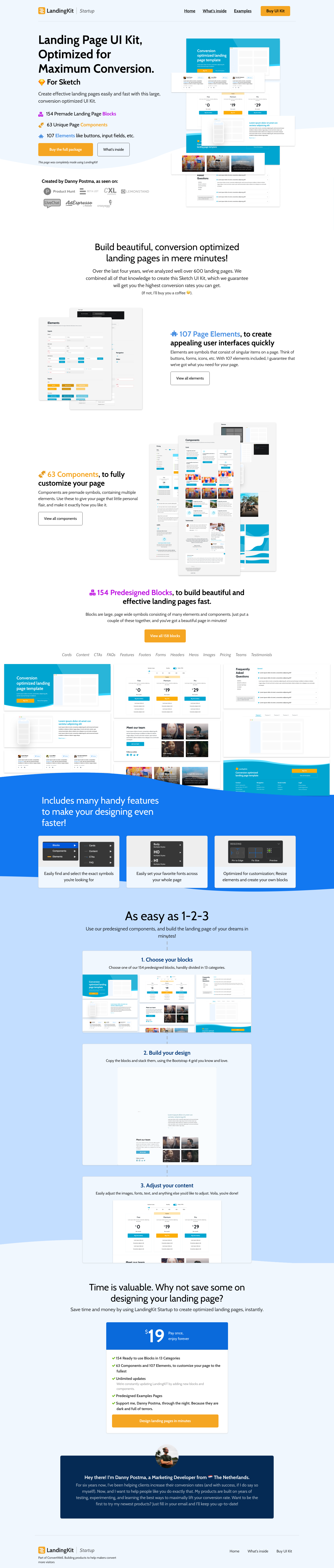 Landingkit Landing Page screenshot