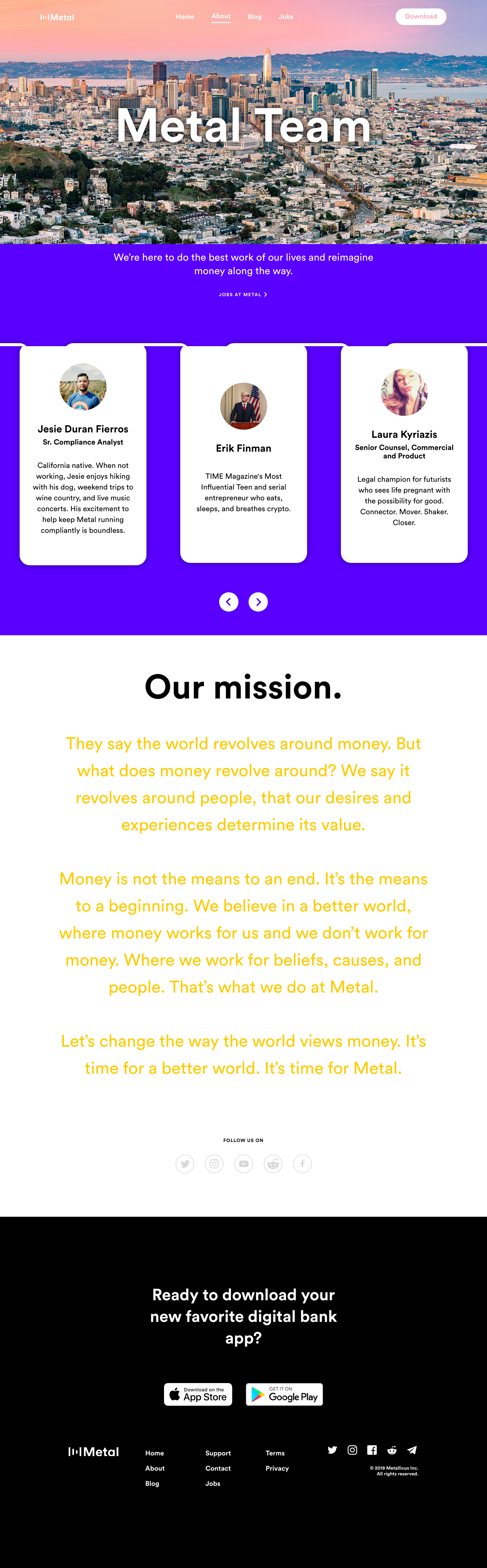 Metalpay About screenshot