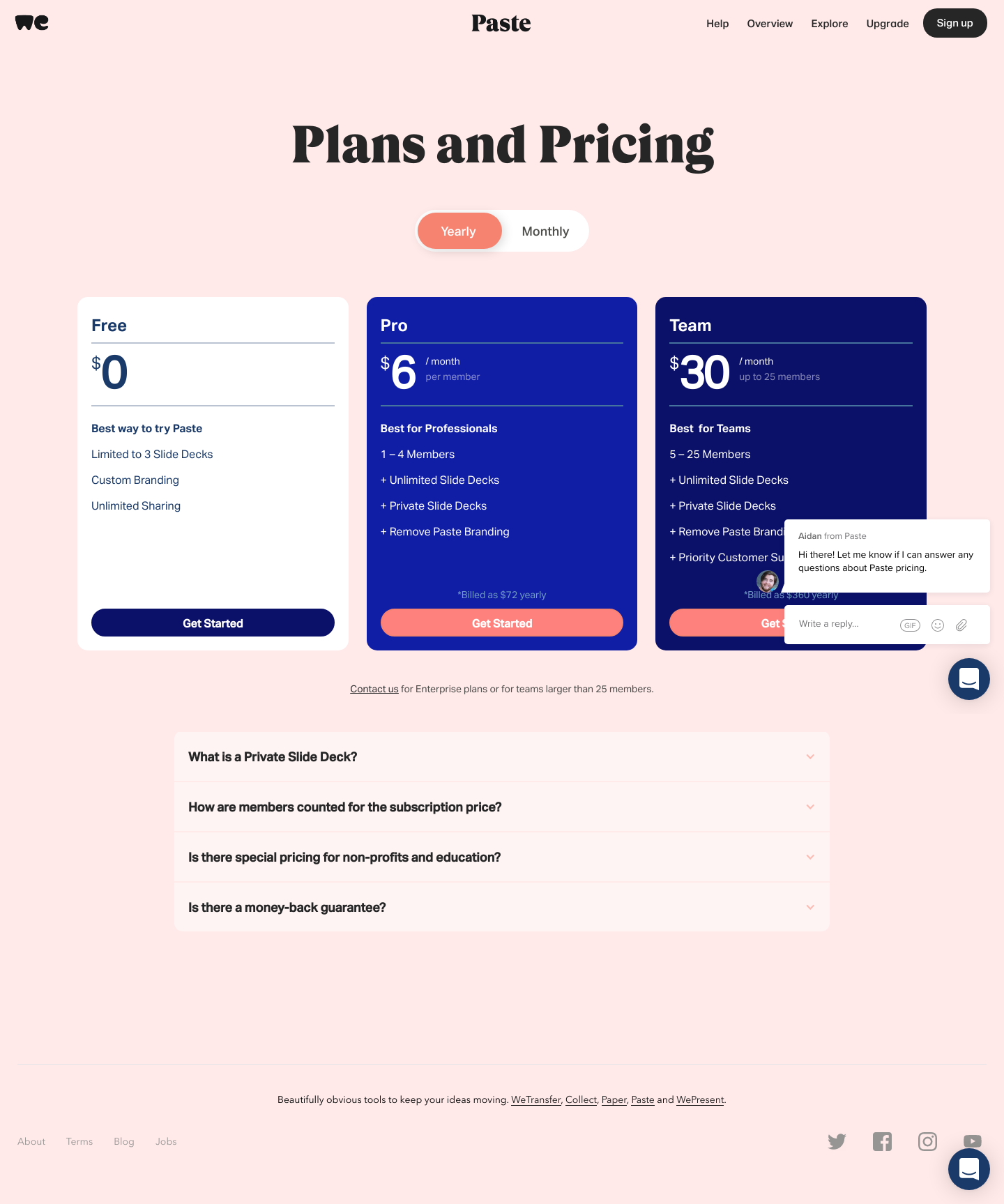 Fiftythree Pricing screenshot
