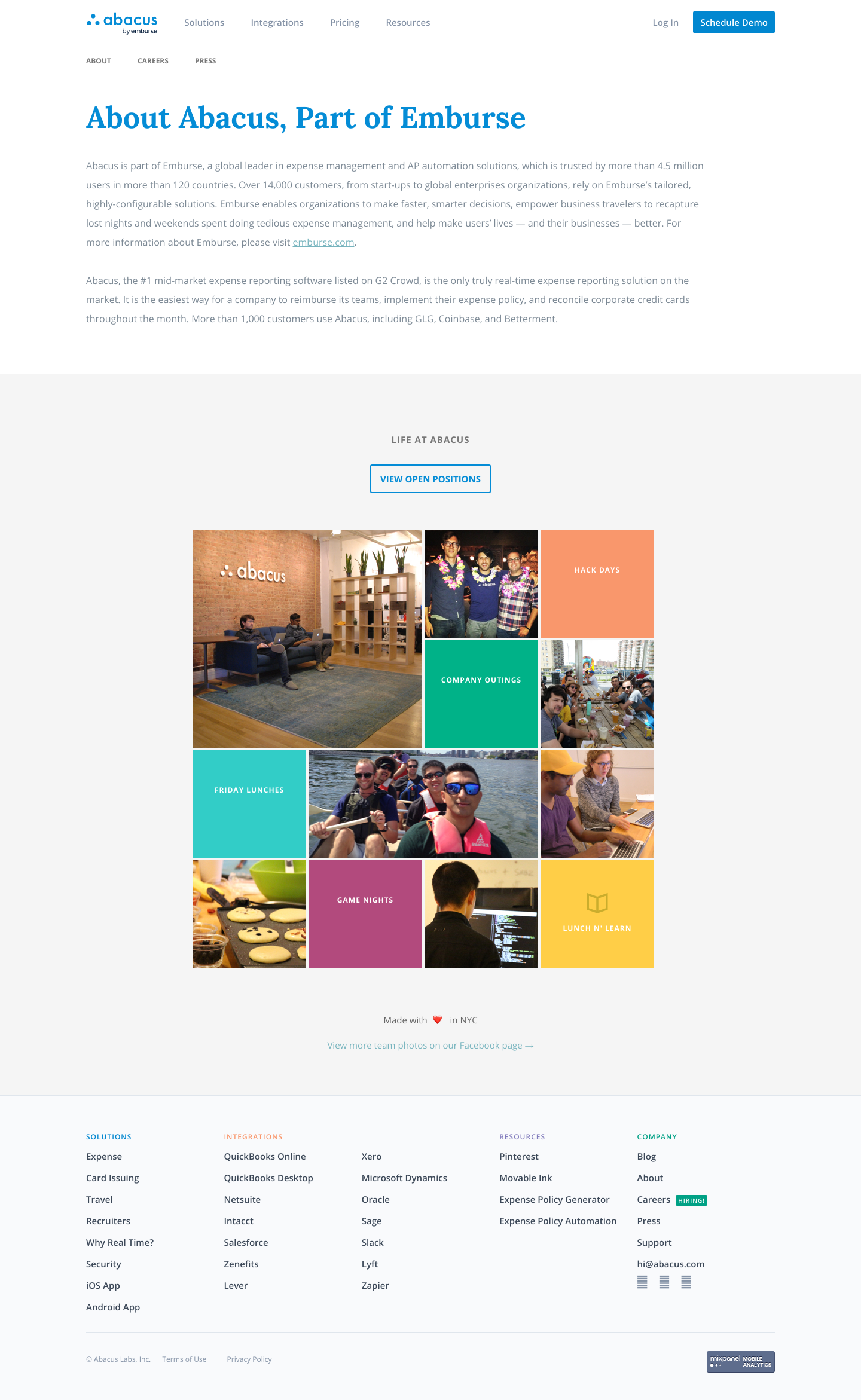 Abacus About screenshot