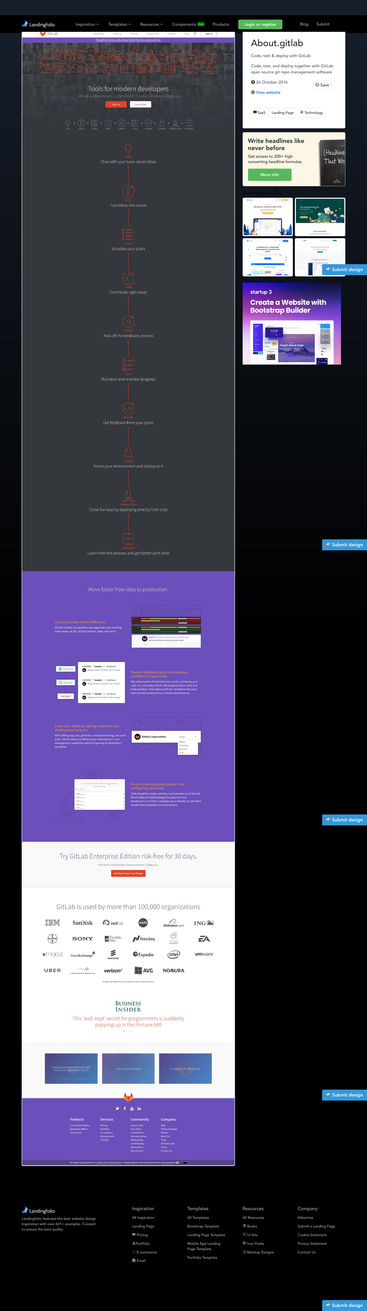 Landingfolio About screenshot