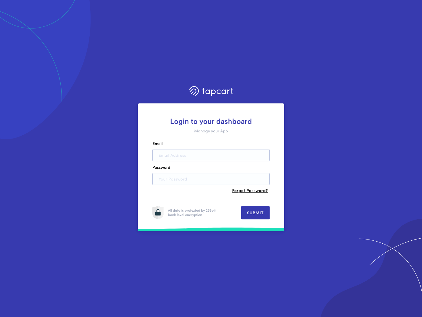 Tapcart Login screenshot