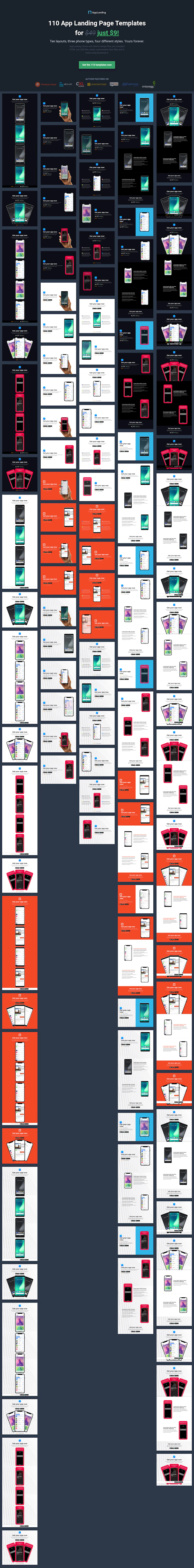 AppLanding Landing Page screenshot