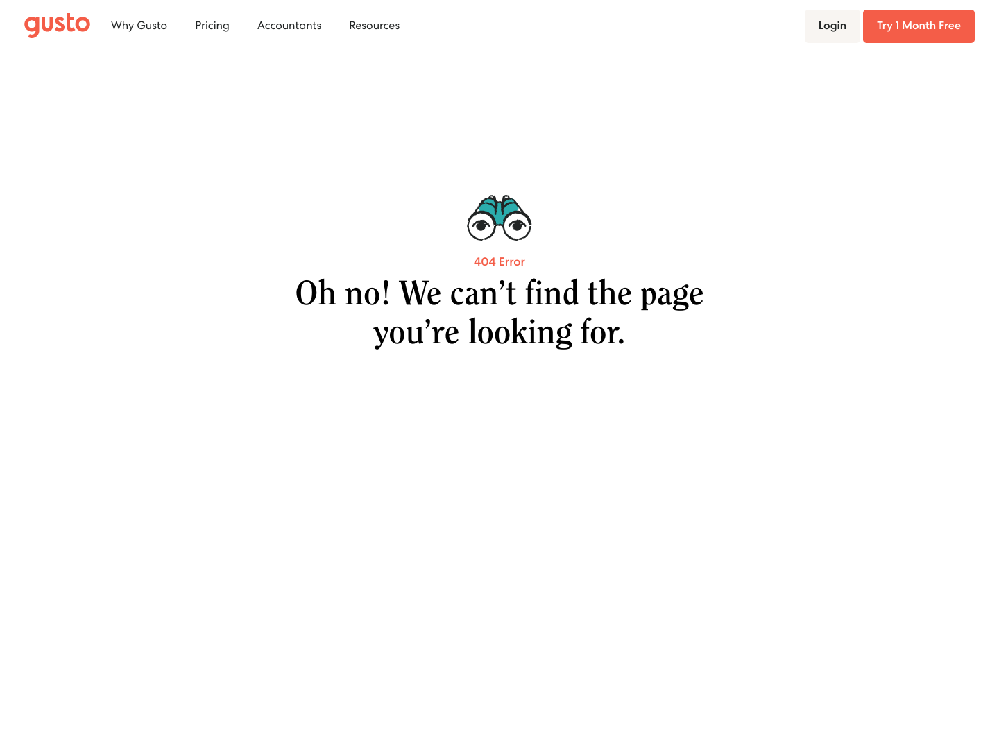 Gusto Notfound screenshot
