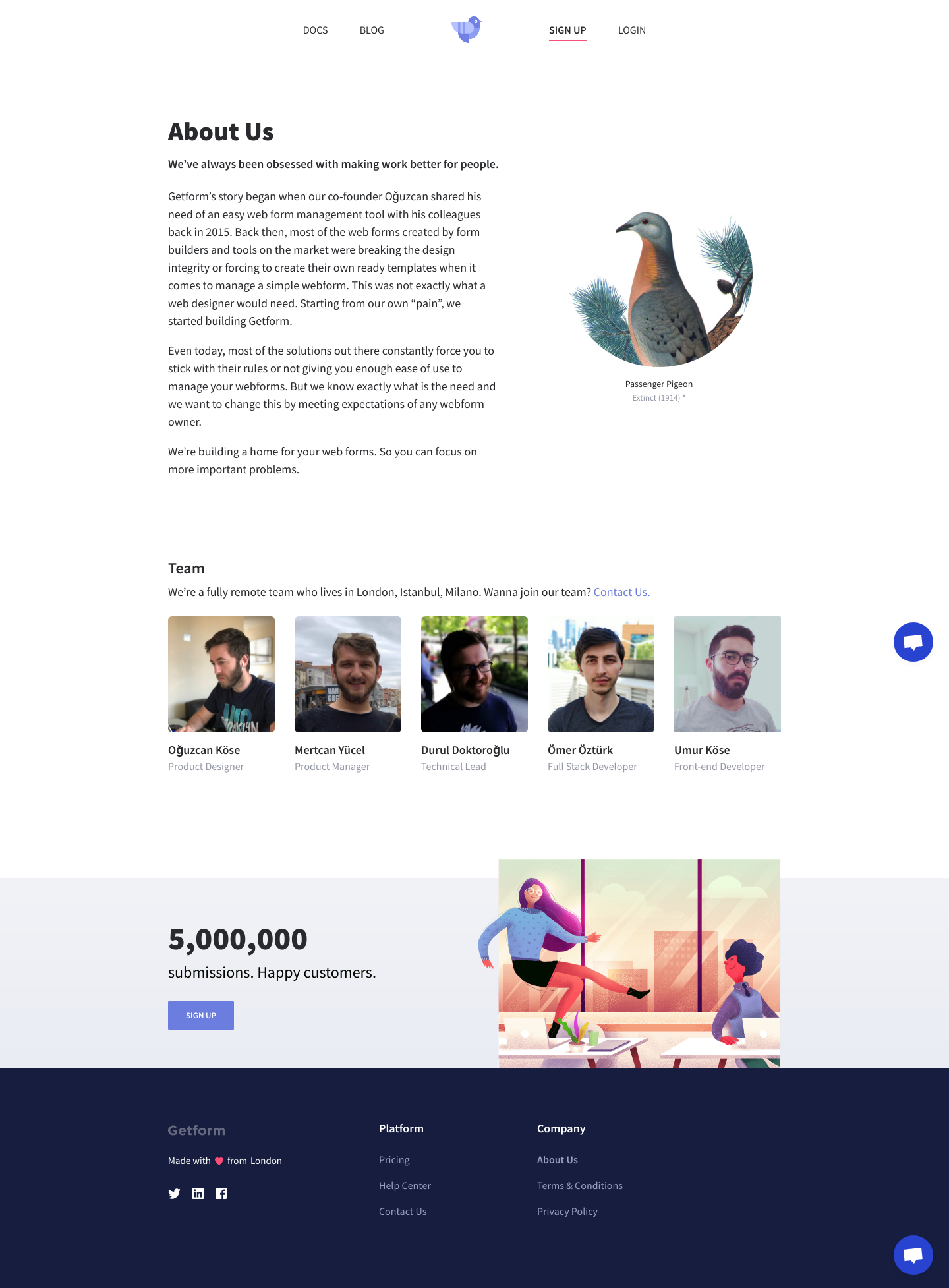 Getform About screenshot