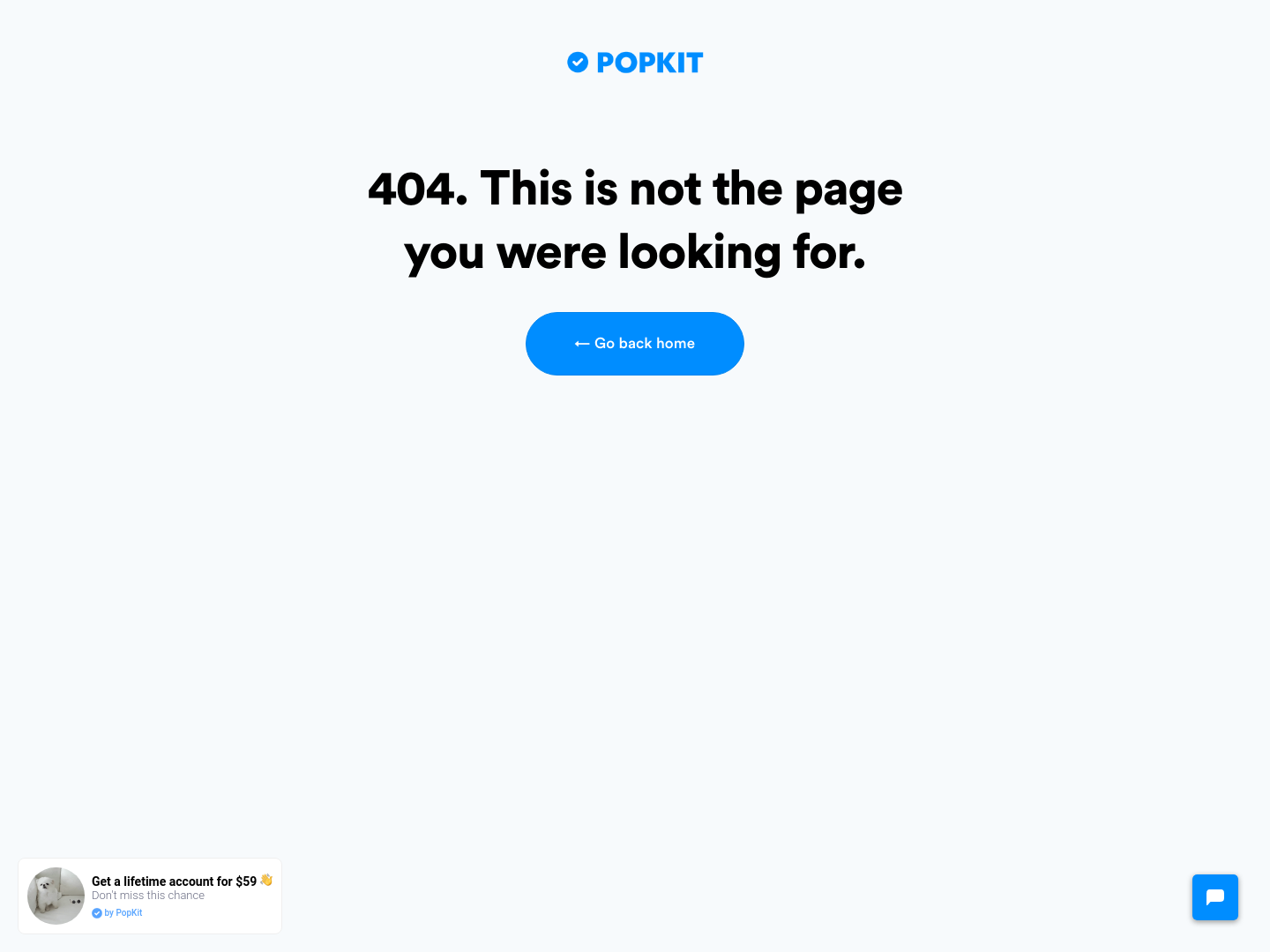 Popkit Notfound screenshot