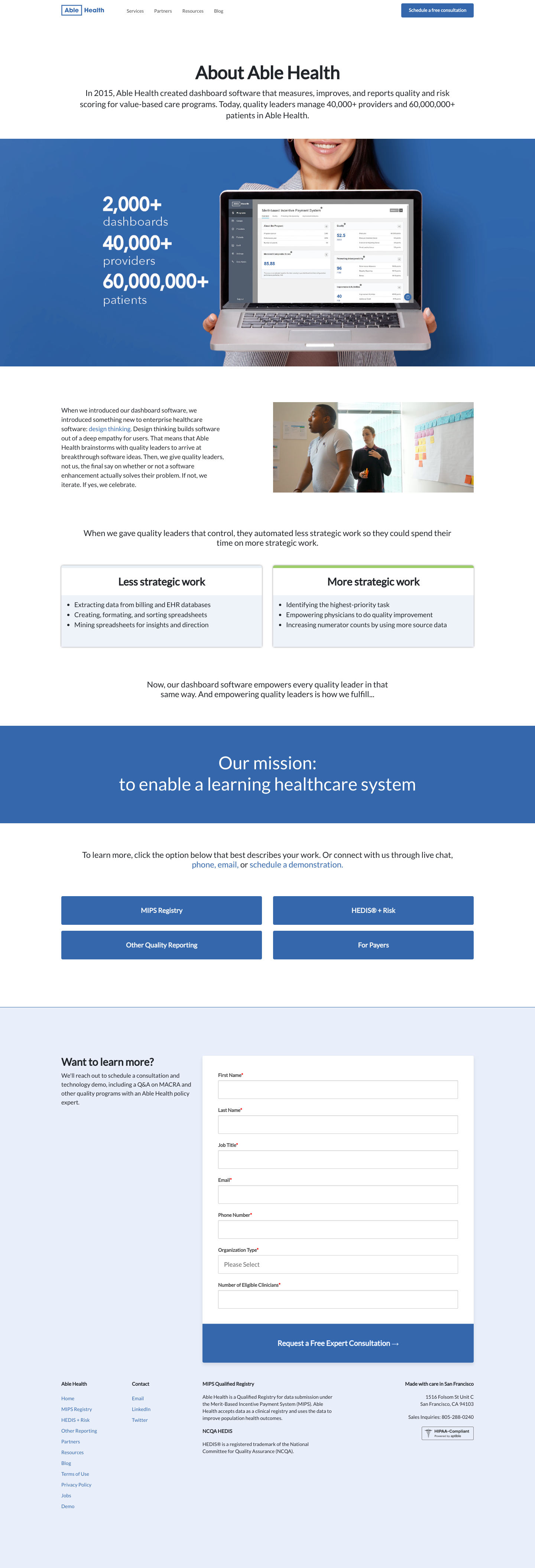 Ablehealth About screenshot