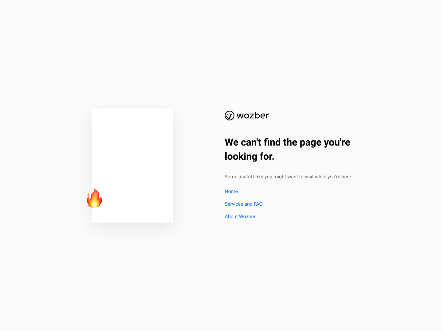 Wozber Notfound screenshot