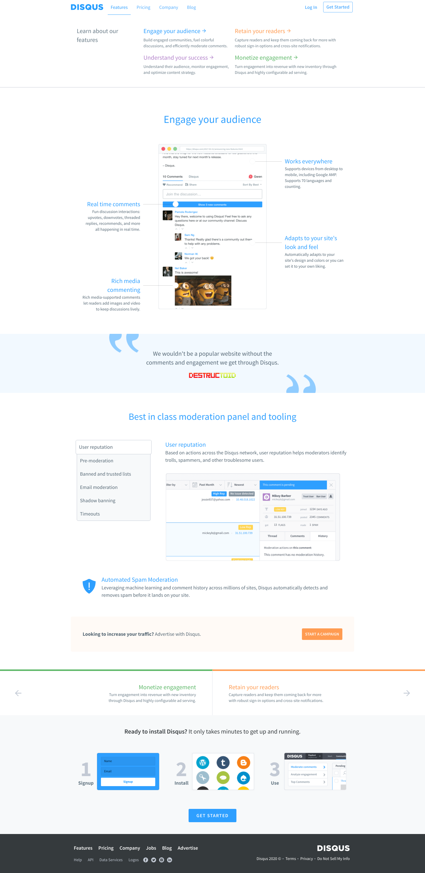 Disqus About screenshot