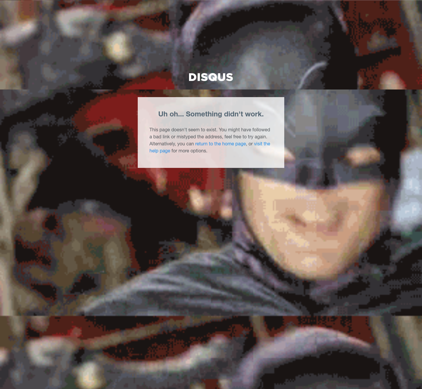 Disqus Notfound screenshot