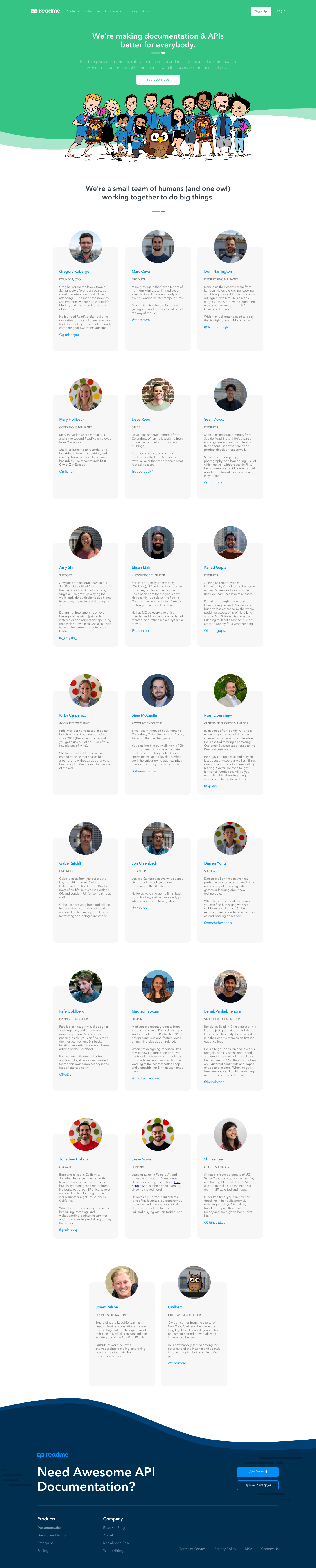 Readme About screenshot