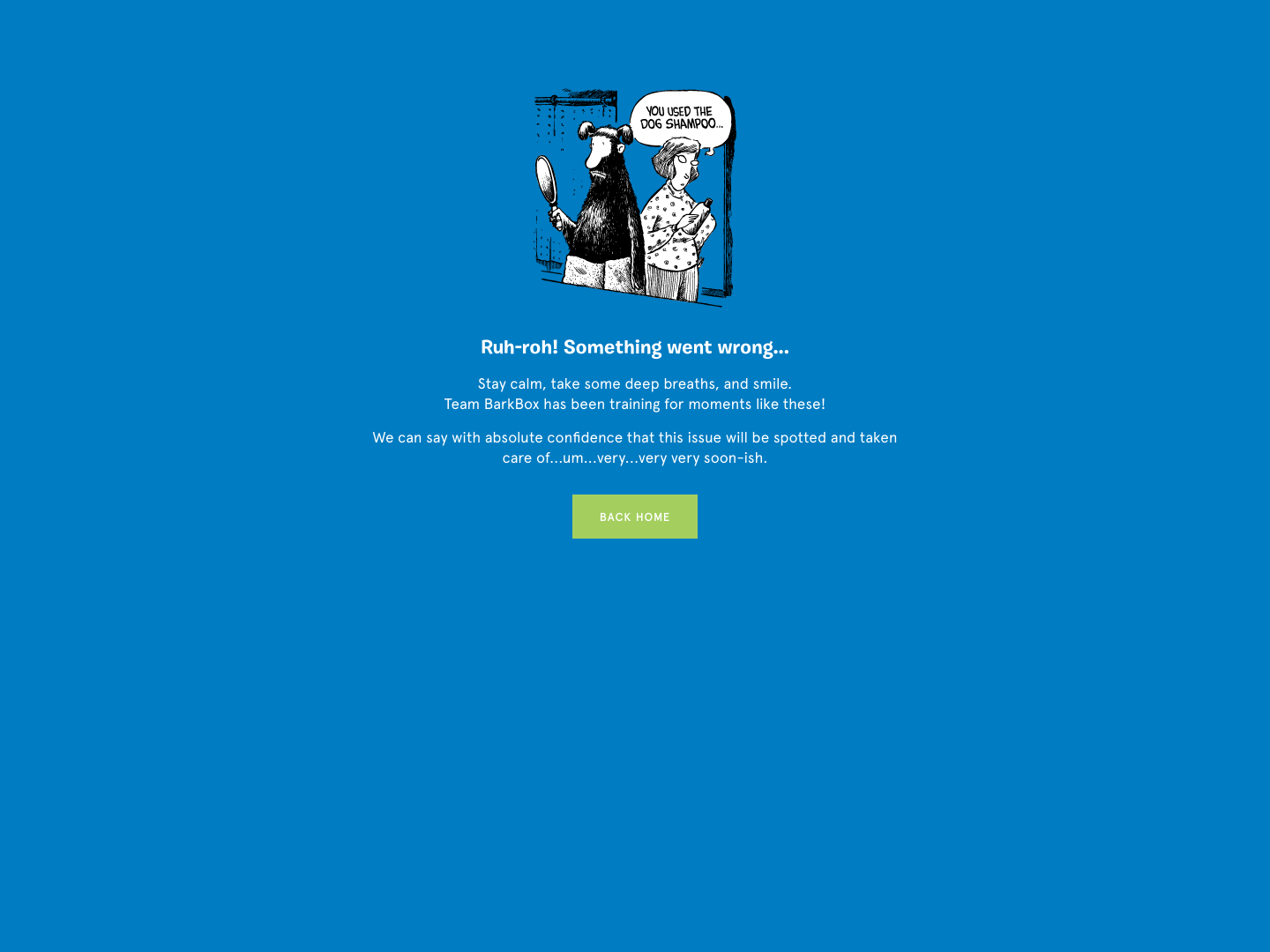 Barkbox Notfound screenshot