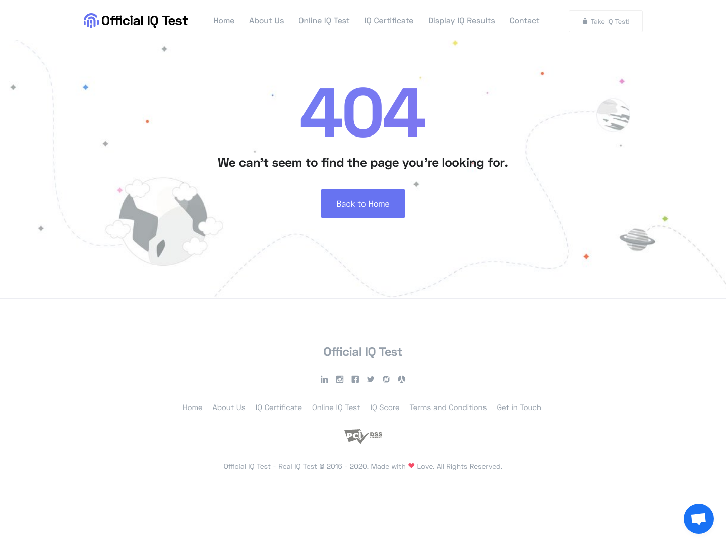 Officialiqtests Notfound screenshot