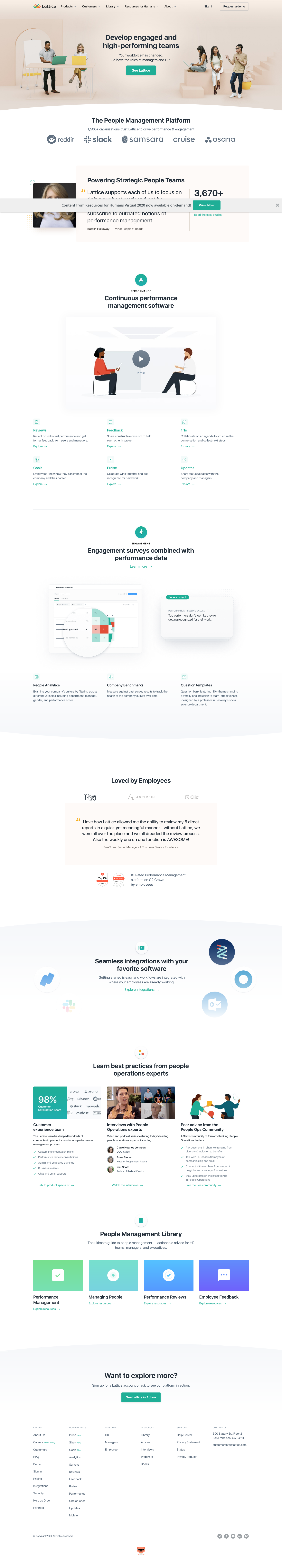 Latticehq Landing Page screenshot
