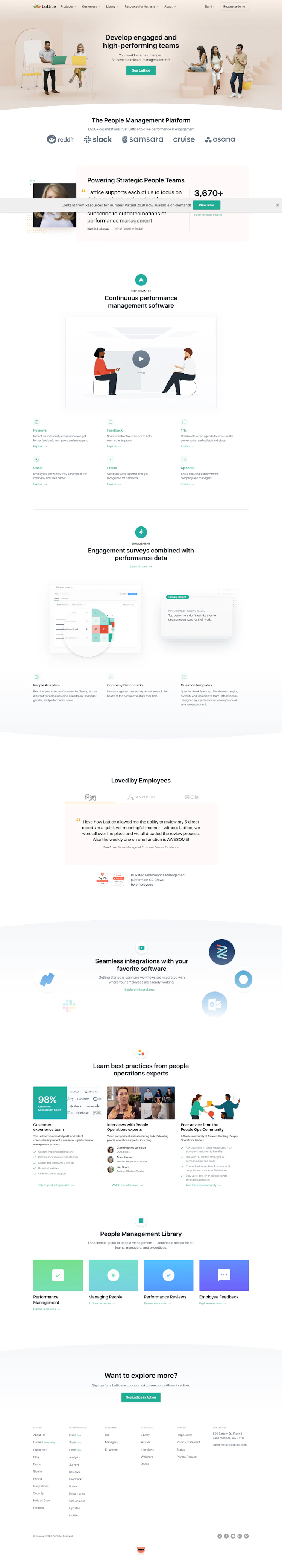 Latticehq Landing Page screenshot