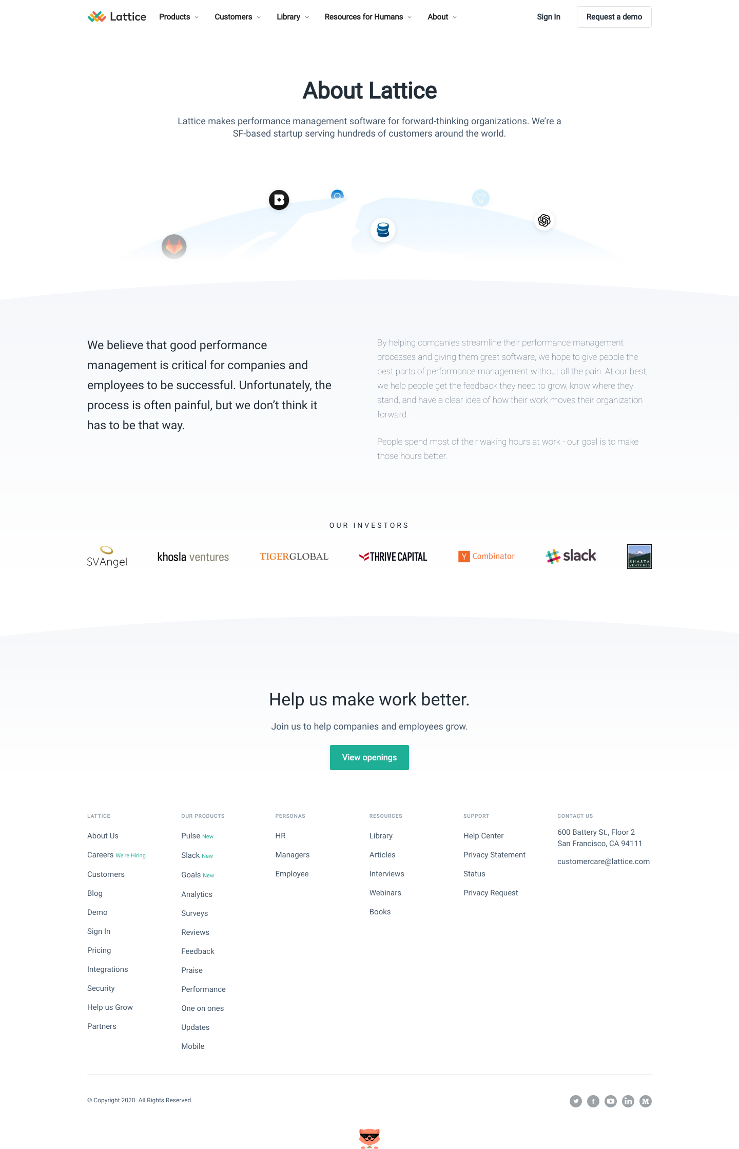 Latticehq About screenshot