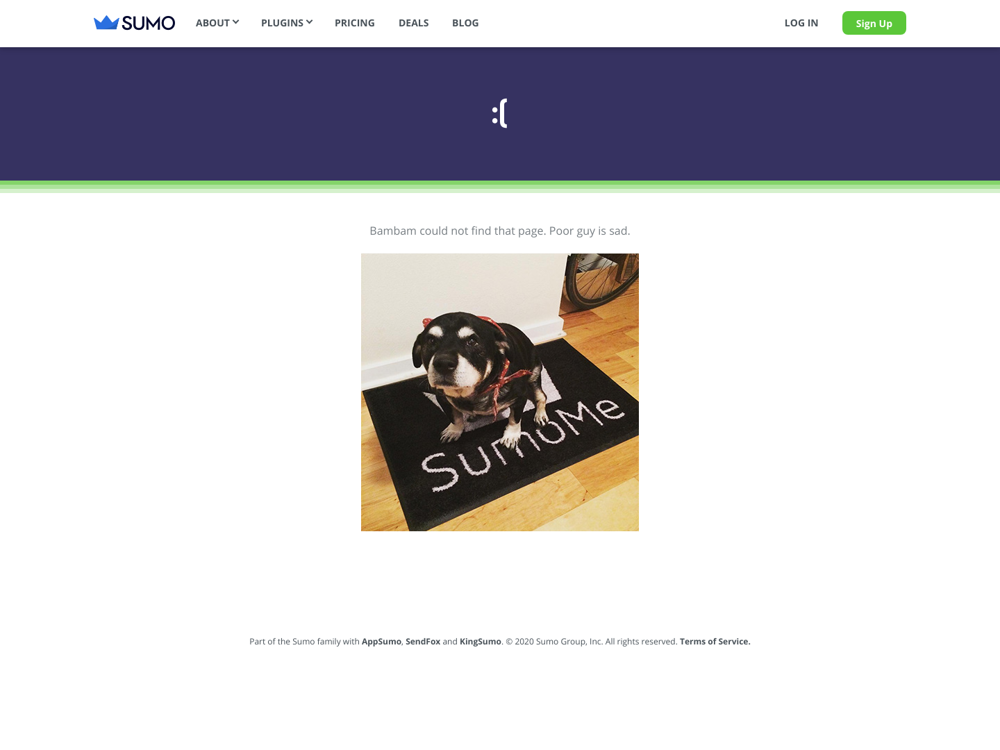Sumo Notfound screenshot