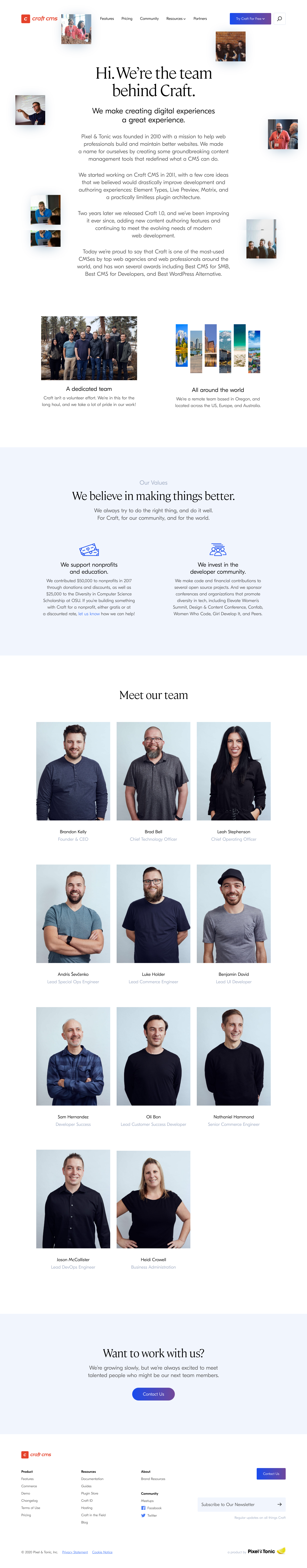 Craftcms About screenshot