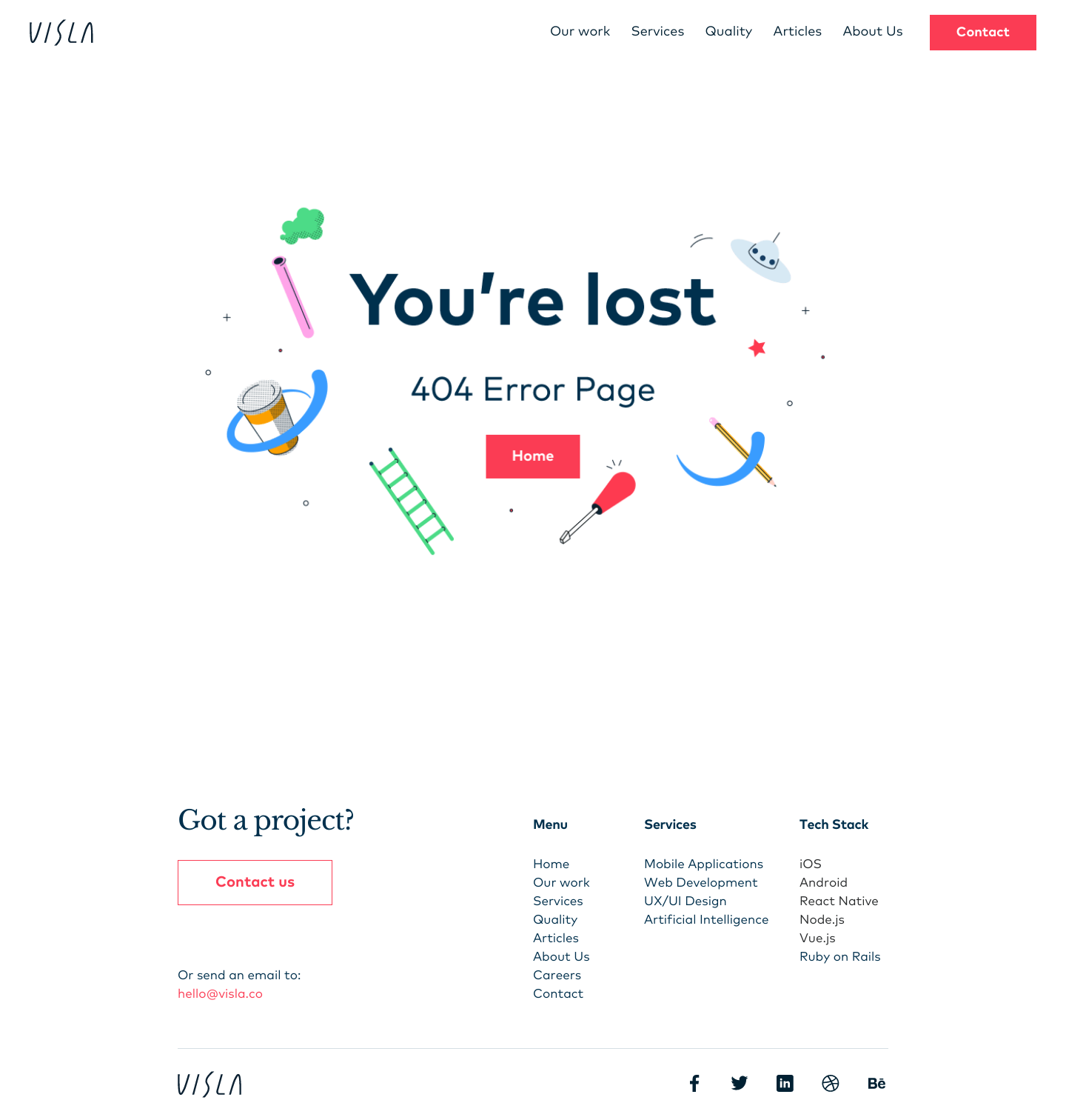 Visla Notfound screenshot