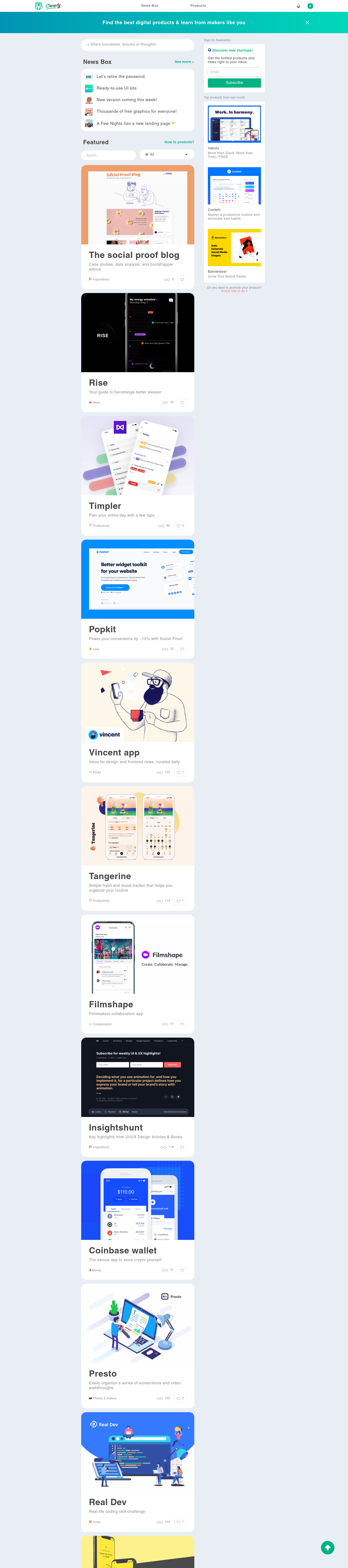 Owwly Landing Page screenshot