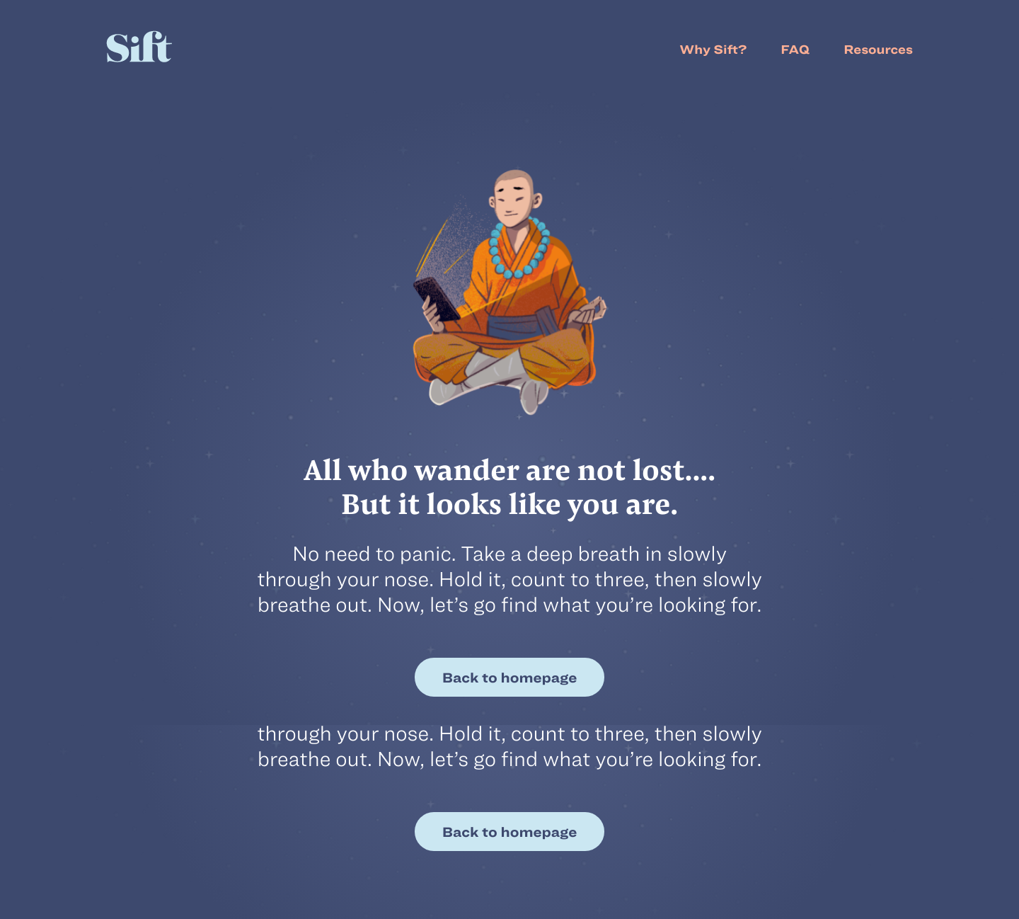 Siftnewstherapy Notfound screenshot