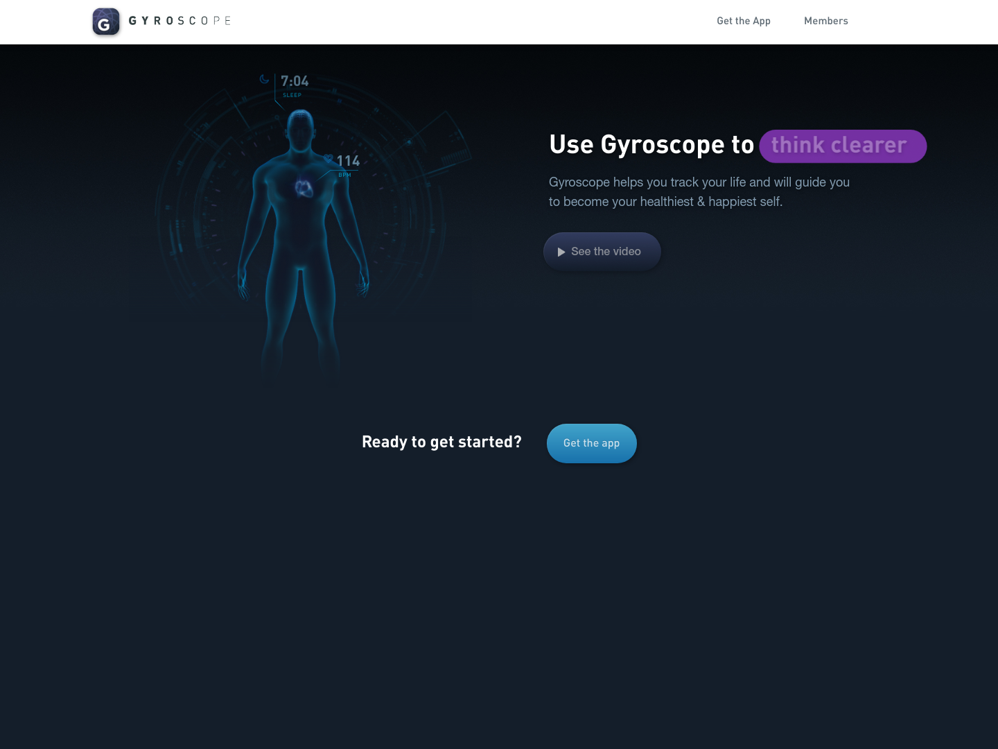 Gyrosco Landing Page screenshot