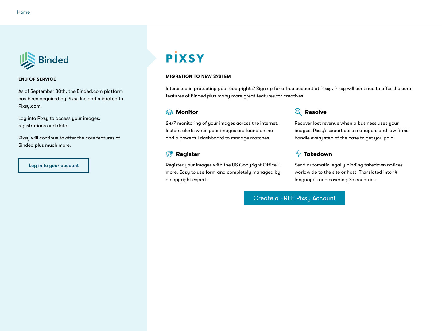 Binded Signup screenshot