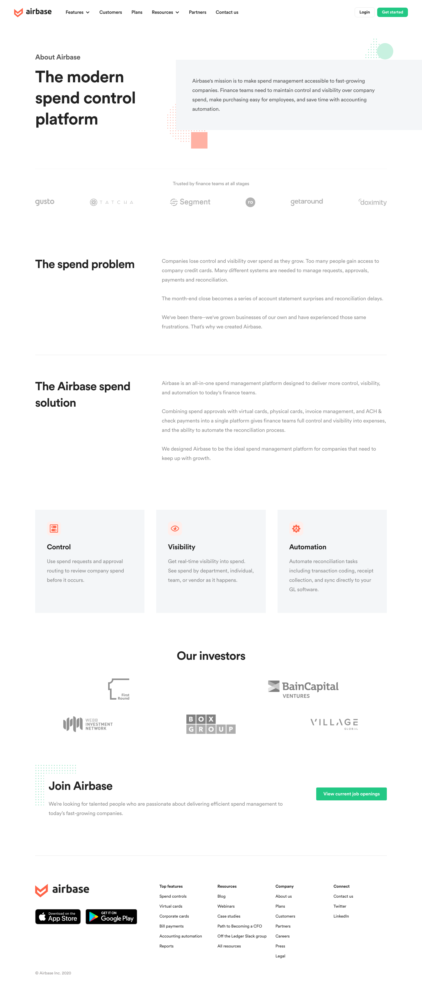 Airbase About screenshot