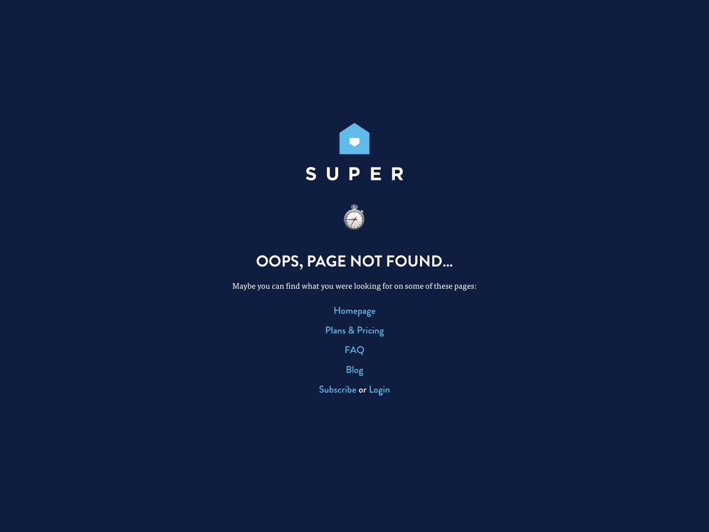 Super Notfound screenshot