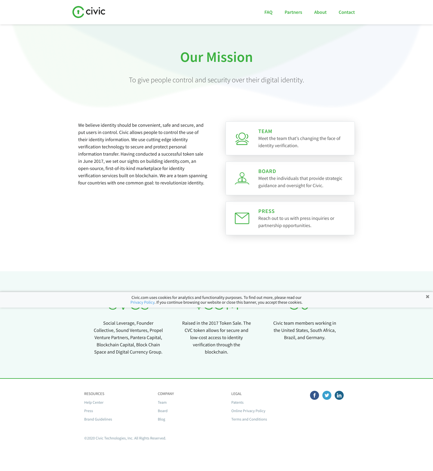 Civic About screenshot