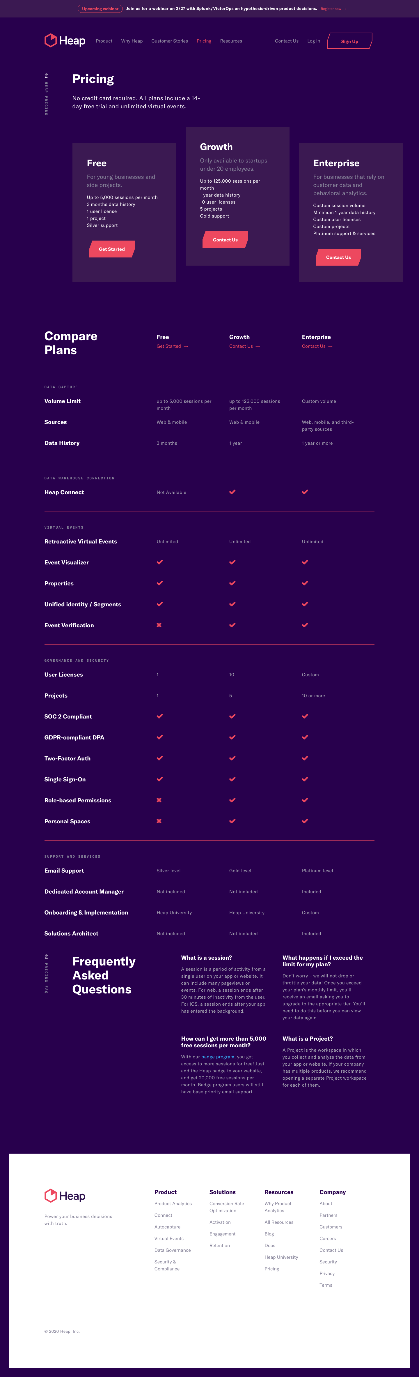 Heap Pricing screenshot