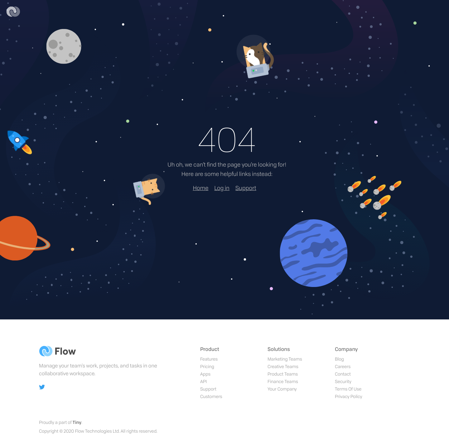 Getflow Notfound screenshot
