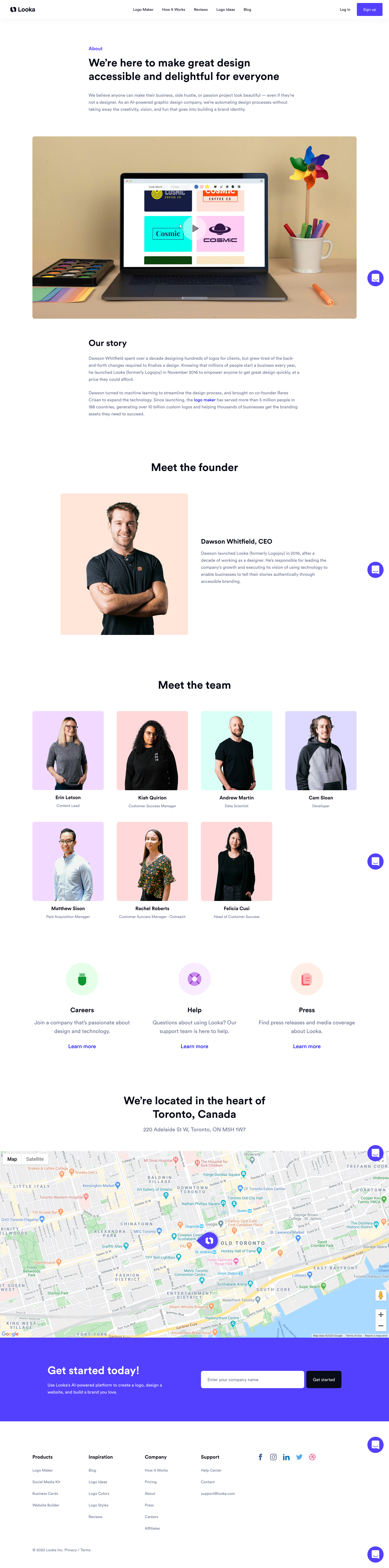 Logojoy About screenshot
