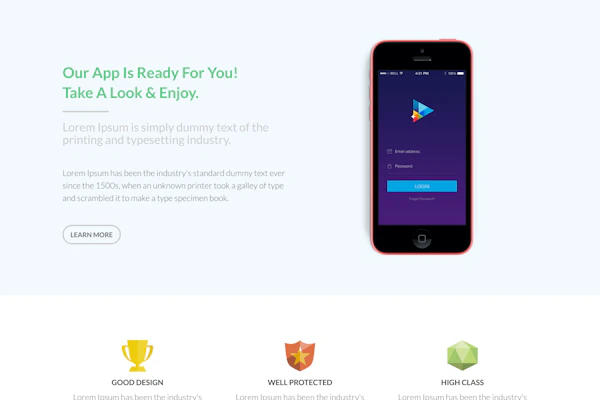Kairos template screenshot