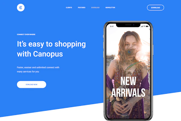 Canopus template screenshot