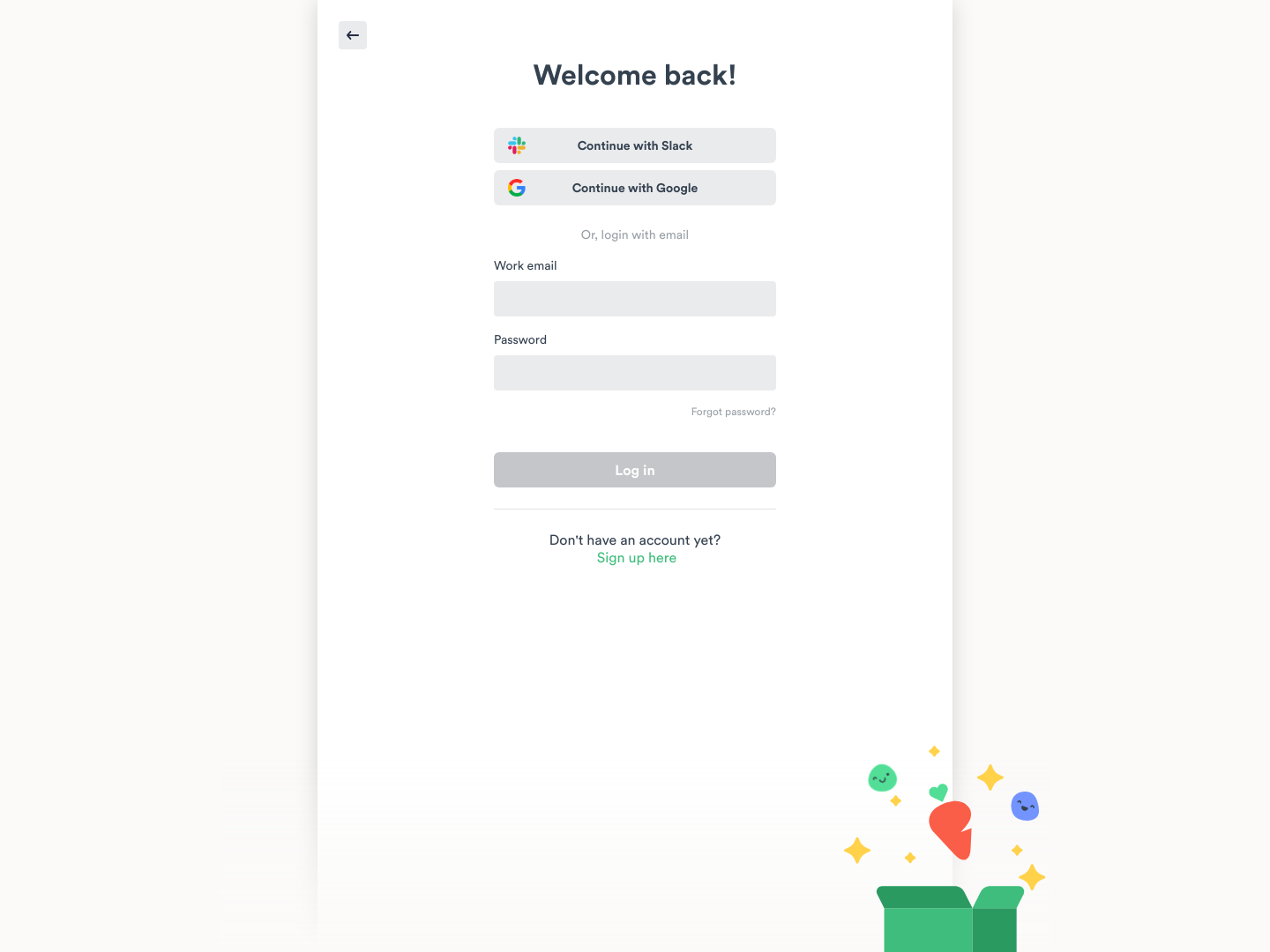 Carrot Login screenshot