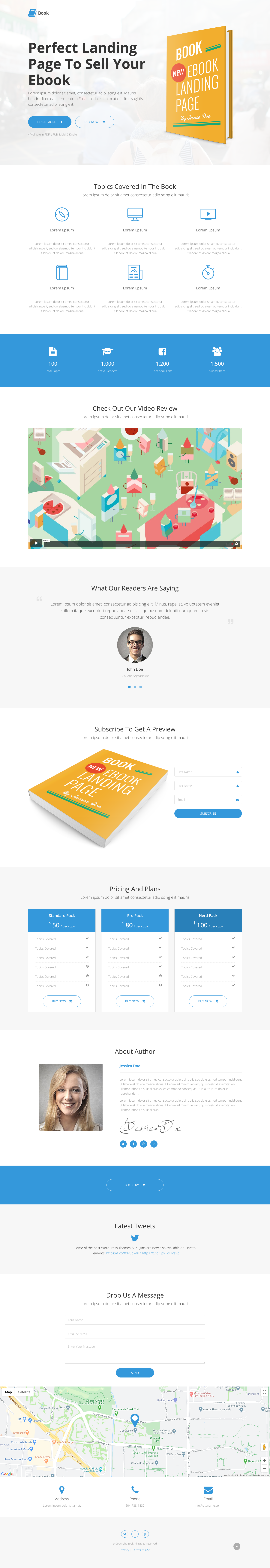 Book template screenshot