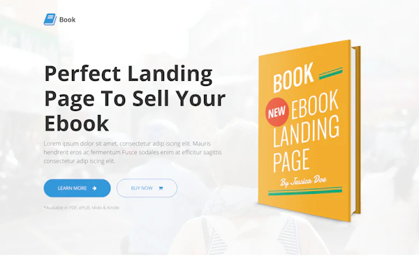 Book template screenshot