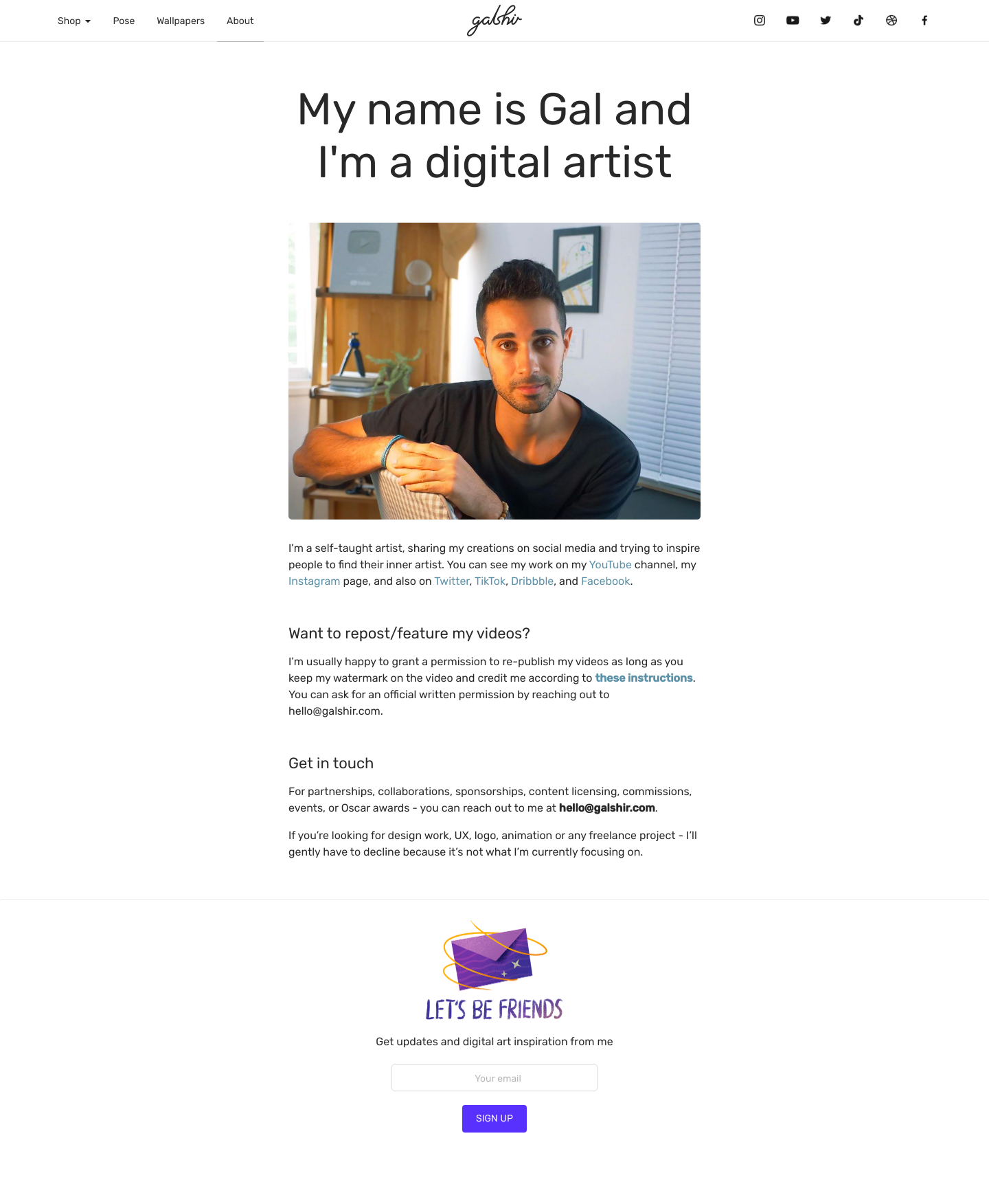 Galshir About screenshot