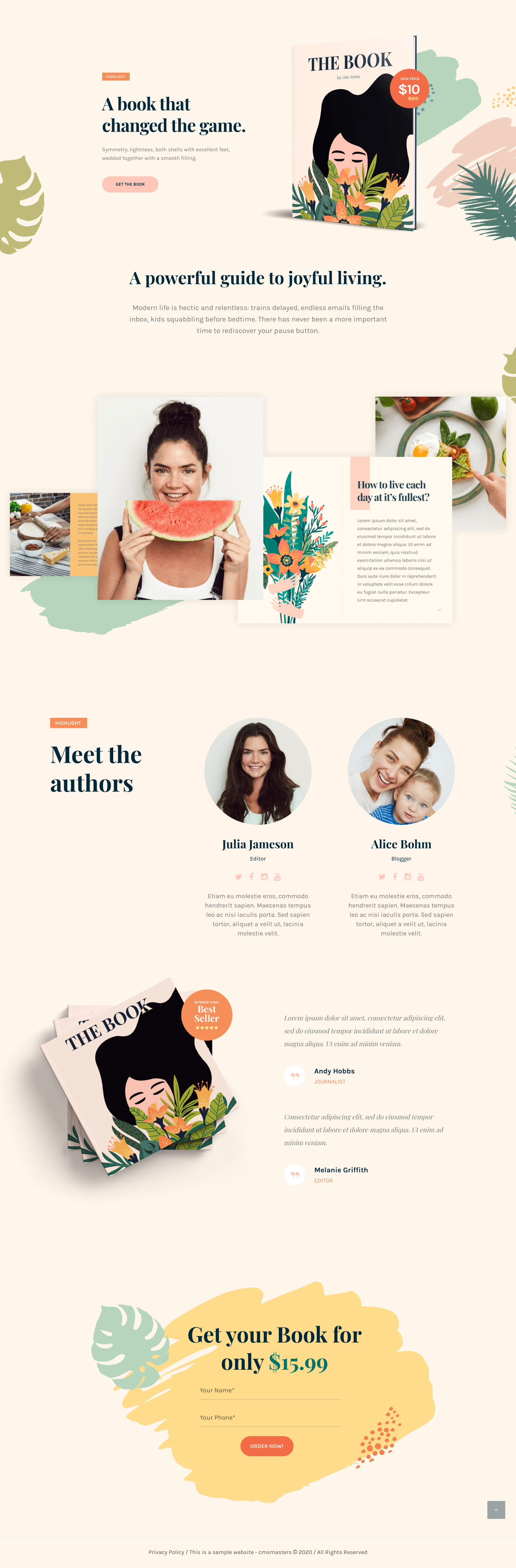 Shopaddict Landing Page screenshot