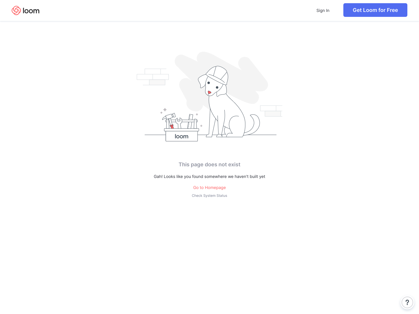 Loom Notfound screenshot