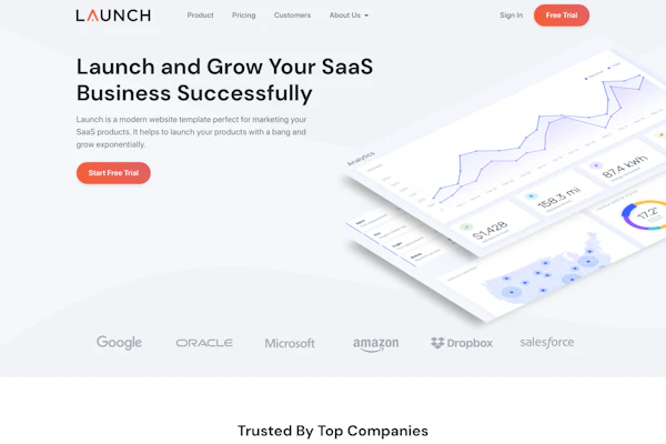 Launch template screenshot
