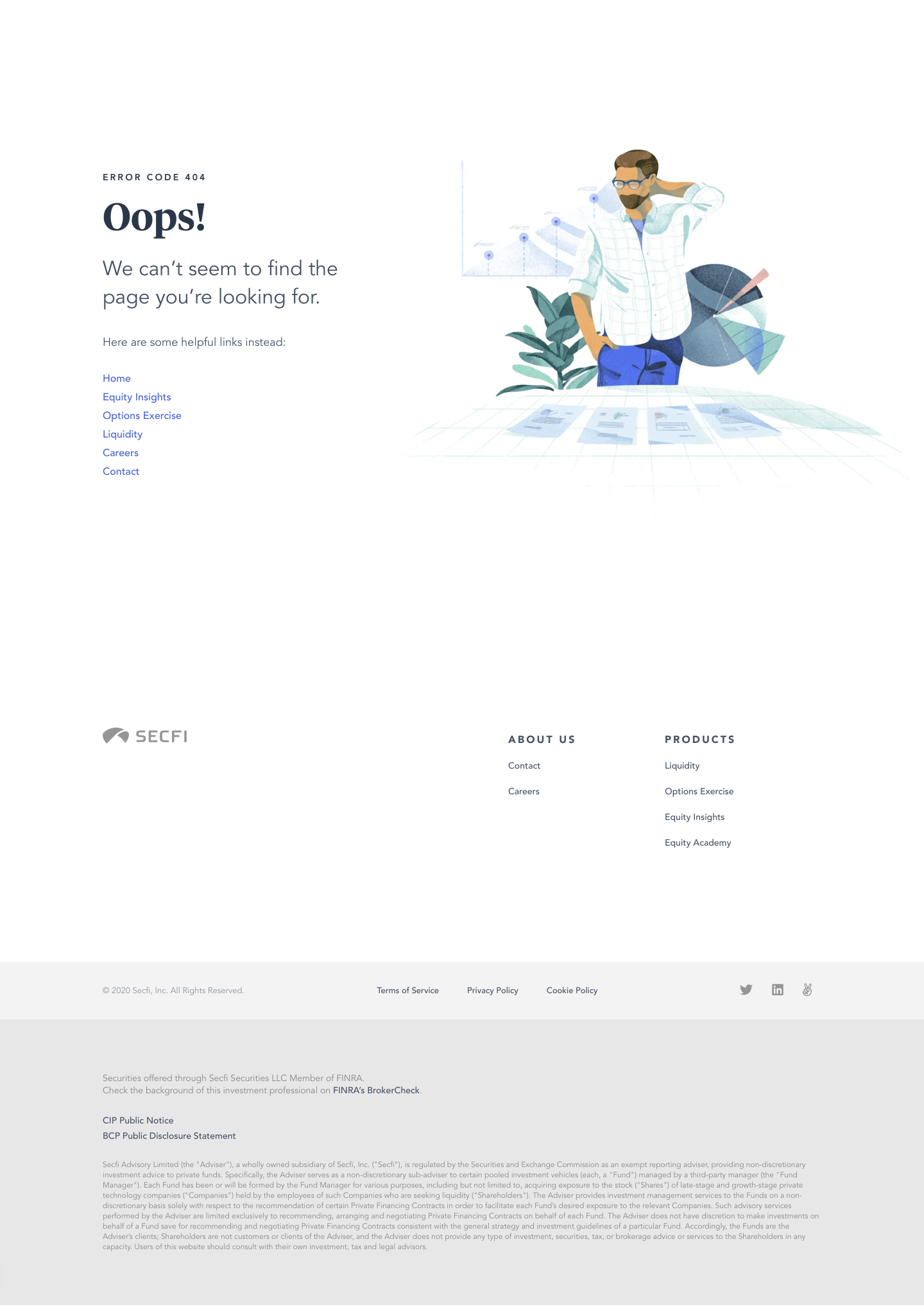 Secfi Notfound screenshot
