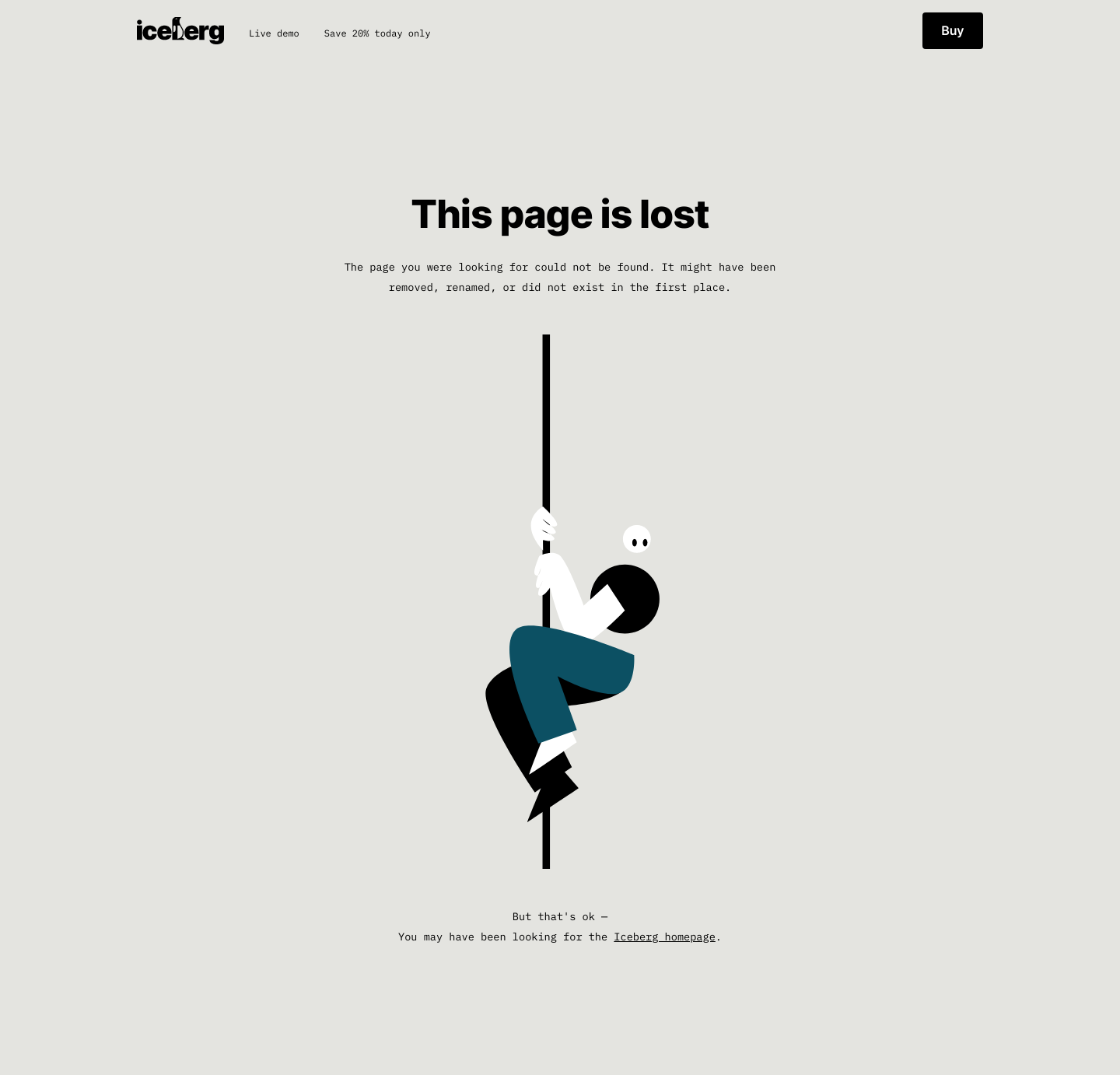 Useiceberg Notfound screenshot