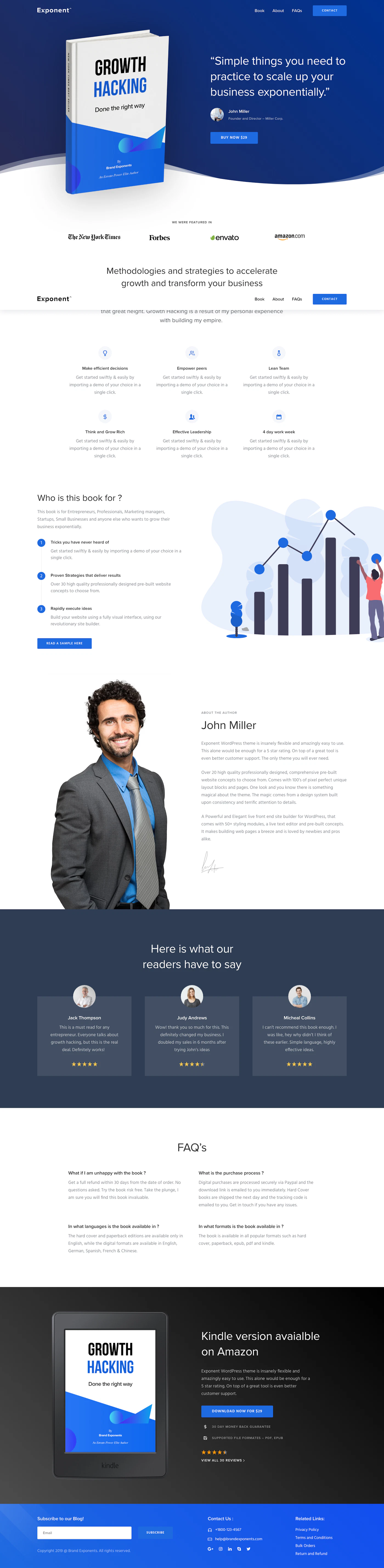 Exponent template screenshot