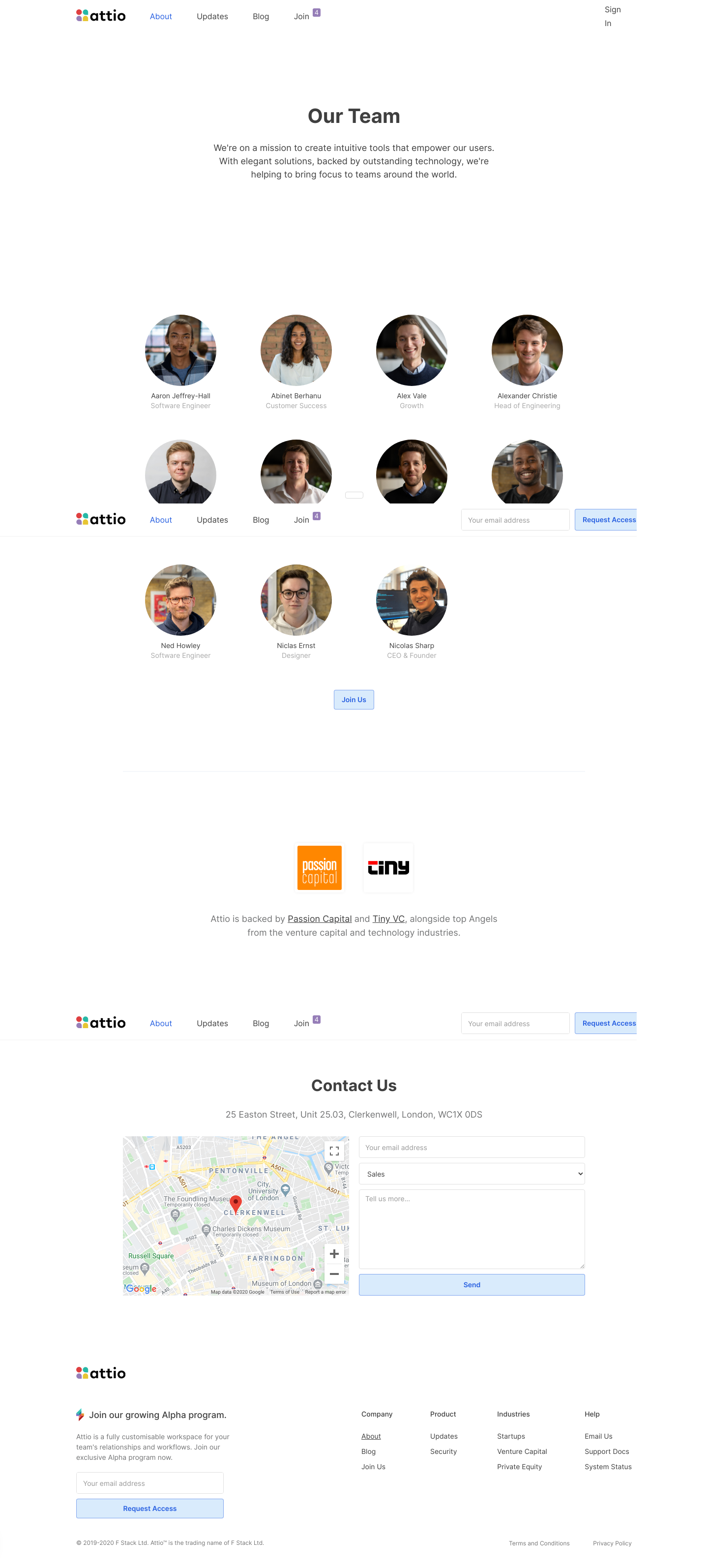 Attio About screenshot