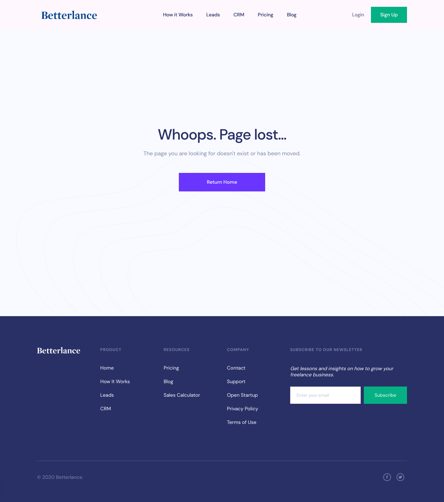 Betterlance Notfound screenshot