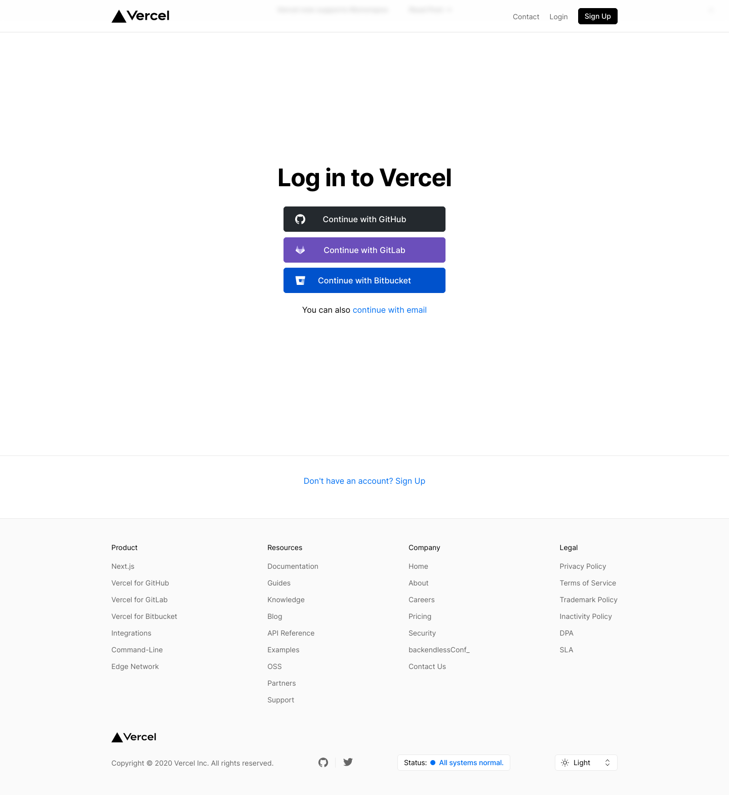 Vercel Notfound screenshot