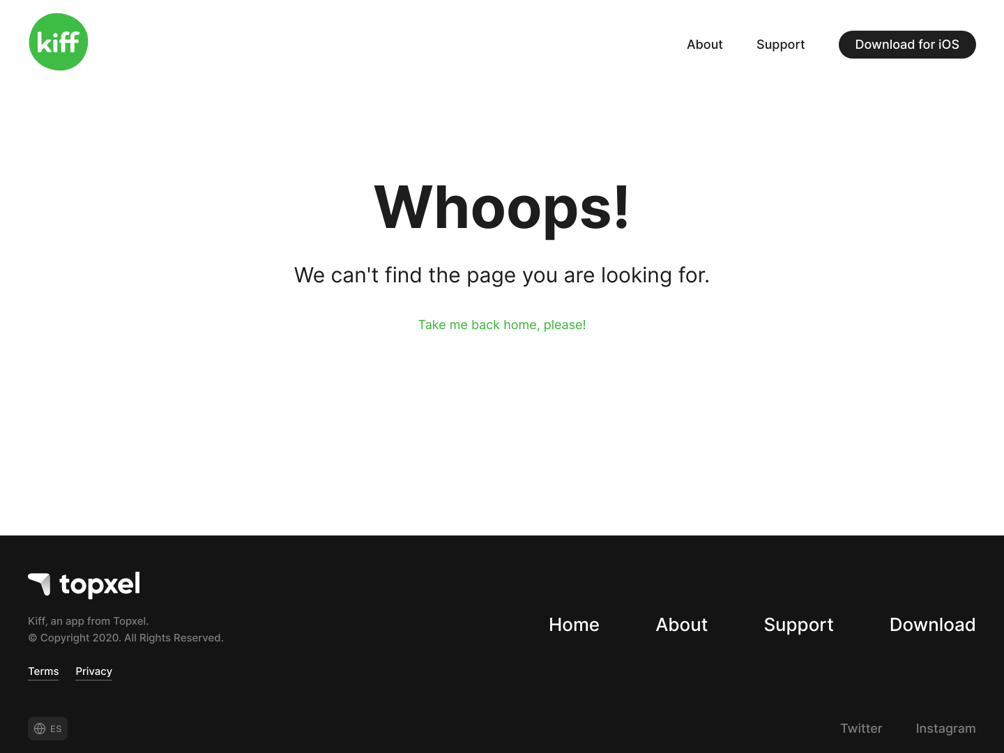Kiff Notfound screenshot